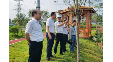 南宁高新区管委会主任李耕调研888电子游戏水生态科普公园