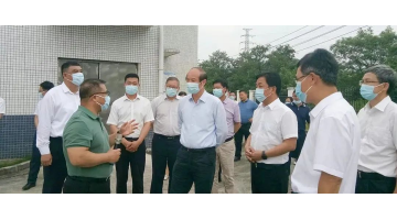 自治区人大常委会副主任黄伟京调研888电子游戏贺州市八步区桂岭镇污水处置惩罚厂