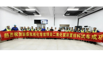 888电子游戏向联盛浆纸供货的双电解法二氧化氯系统试生产乐成